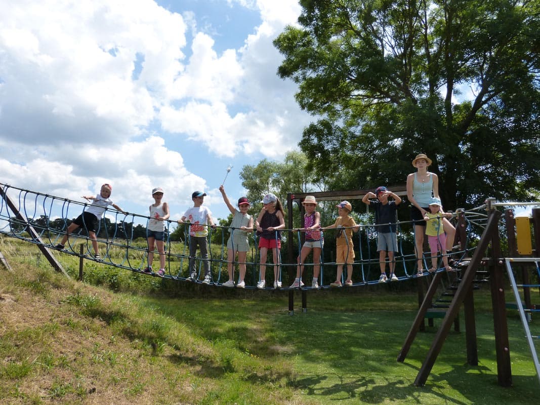 Enfants en activité au centre aéré